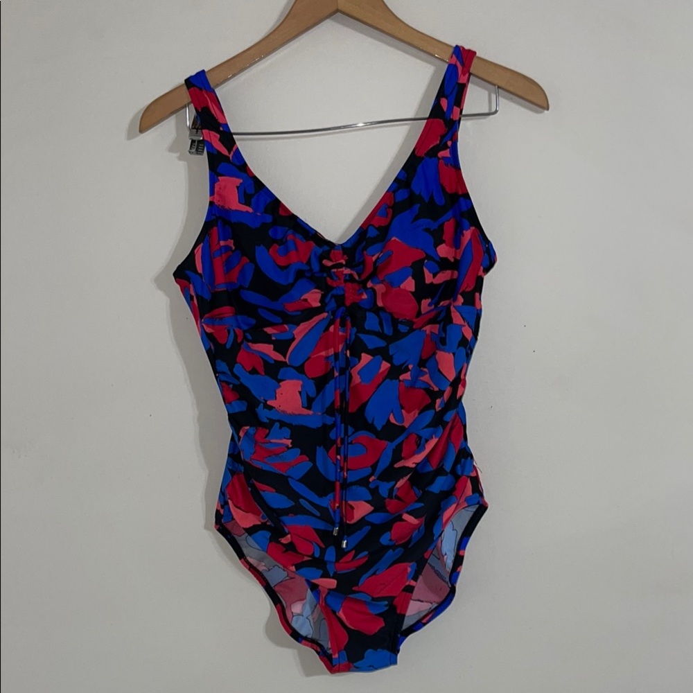 Aqua Green one piece swimsuit large